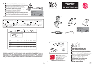 Manuál Mont Blanc AMC 5010 Střešní nosič