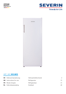 Manual Severin VKS 8815 Refrigerator