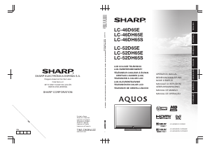 Handleiding Sharp AQUOS LC-46D65E LCD televisie