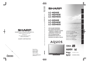 Handleiding Sharp AQUOS LC-46DH65S LCD televisie