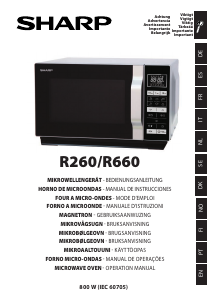Manual Sharp R260 Microwave