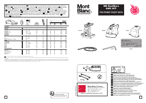 Mode d’emploi Mont Blanc AMC 5015 Barres de toit