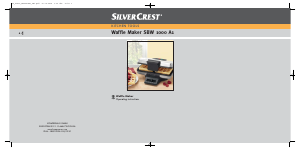 Handleiding SilverCrest SBW 1000 A1 Wafelijzer