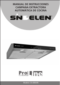 Manual de uso Sindelen CA-600AIN Campana extractora