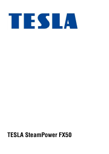 Használati útmutató Tesla SteamPower FX50 Gőztisztító