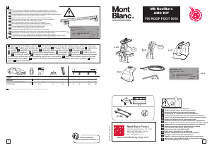 Manual de uso Mont Blanc AMC 5018 Barra de techo