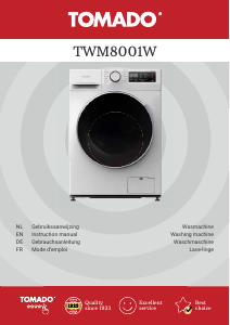 Bedienungsanleitung Tomado TWM8001W Waschmaschine