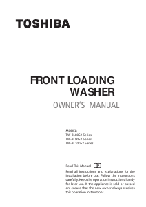 Manual Toshiba TW-BL90S2PL Washing Machine