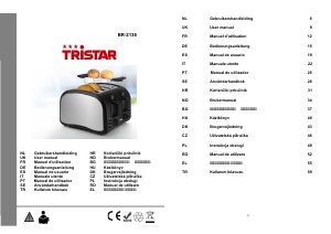 Instrukcja Tristar BR-2136 Toster