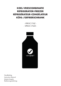 Mode d’emploi Veripart VPKVC176Z Réfrigérateur combiné