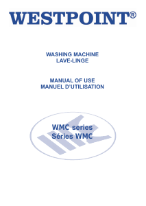 Manual Westpoint WMC-5100.EX Washing Machine