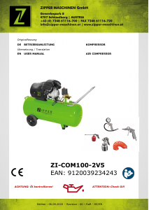 Manual Zipper ZI-COM100-2V5 Compressor
