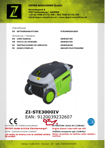 Handleiding Zipper ZI-STE3000IV Generator