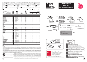Manuale Mont Blanc AMC 5105 Barre portatutto