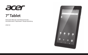 Handleiding Acer ATAB723E Tablet