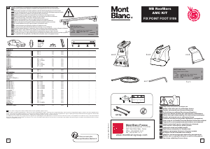 Brugsanvisning Mont Blanc AMC 5106 Tagbagagebærere