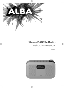 Handleiding Alba DAB37 Radio