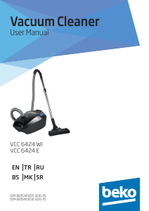 Manual BEKO VCC 6424 E Vacuum Cleaner