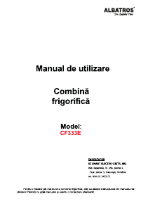 Manual Albatros CF333E Combina frigorifica