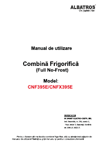 Manual Albatros CNF395E Combina frigorifica