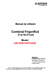 Manual Albatros CNFX395E Combina frigorifica