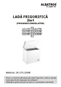 Manual Albatros LA115E Congelator