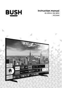 Manual Bush DLED55UHDHDRS1 LED Television