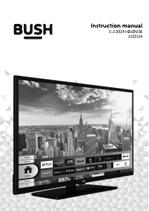 Handleiding Bush ELED32FHDSDVD1 LED televisie
