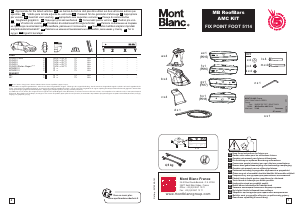 Manual Mont Blanc AMC 5114 Barras de tejadilho
