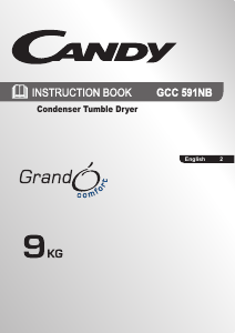 Manual Candy GCC 591B Dryer