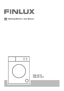 Manual Finlux FXN 107 T2 Washing Machine