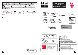 Instrukcja Mont Blanc AMC 5118 Belka dachowy