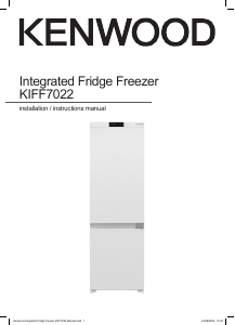 Manual Kenwood KIFF7022 Fridge-Freezer