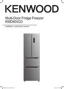 Manual Kenwood KMD60X23 Fridge-Freezer