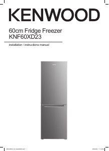 Manual Kenwood KNF60XD23 Fridge-Freezer