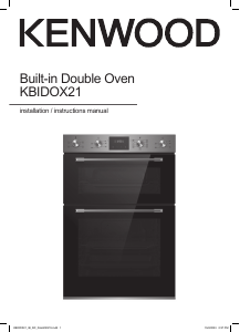 Manual Kenwood KBIDOX21 Oven
