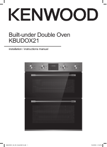 Manual Kenwood KBUDOX21 Oven