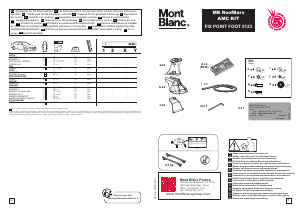 Mode d’emploi Mont Blanc AMC 5123 Barres de toit