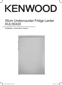 Manual Kenwood KUL55X20 Refrigerator
