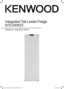 Manual Kenwood KITL54W23 Refrigerator