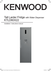 Manual Kenwood KTLD60X22 Refrigerator