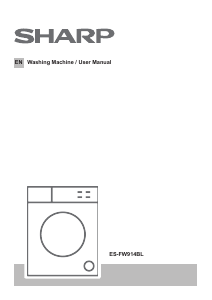 Handleiding Sharp ES-FW914BL Wasmachine
