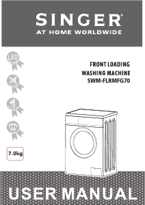 Manual Singer SWM-FLRMFG70 Washing Machine