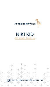 Mode d’emploi Storchenmühle Niki Kid Siège bébé