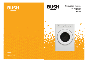 Manual Bush TDV7NBW Dryer