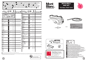 Mode d’emploi Mont Blanc AMC 5310 Barres de toit