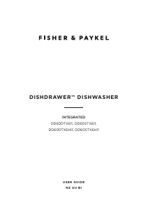 Manual Fisher and Paykel DD60DTX6I1 Dishwasher