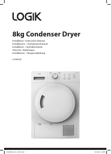 Manual Logik LCD8W23E Dryer