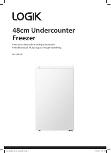 Manual Logik LUF48W22E Freezer