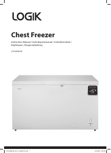 Manual Logik LCF420W23E Freezer